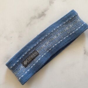 Columbia Printed Head Band Blue Wool Unisex One Size